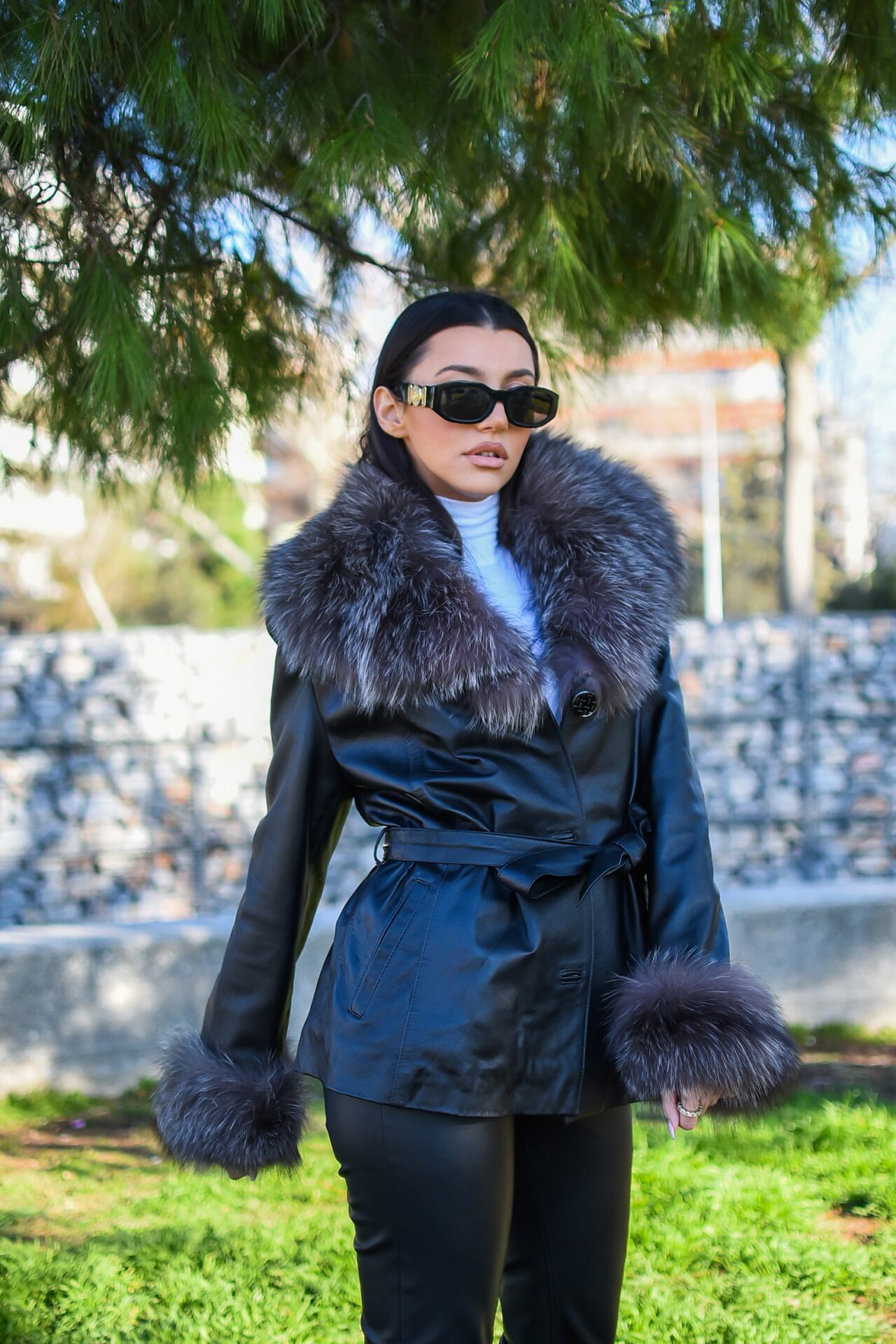 Sarah | Luxury Real Leather Jacket - Samarasfurs.com
