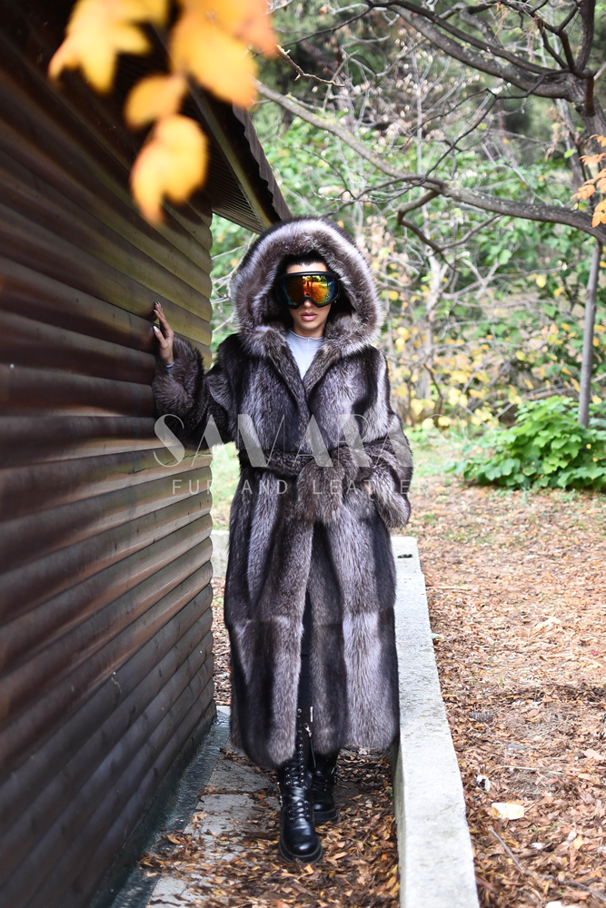 Real on sale fur cloak