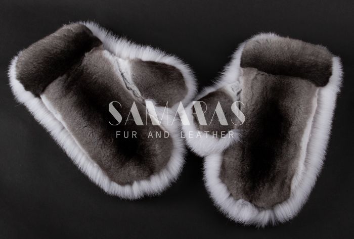 Double-Sided Big Black Fox Fur Boa