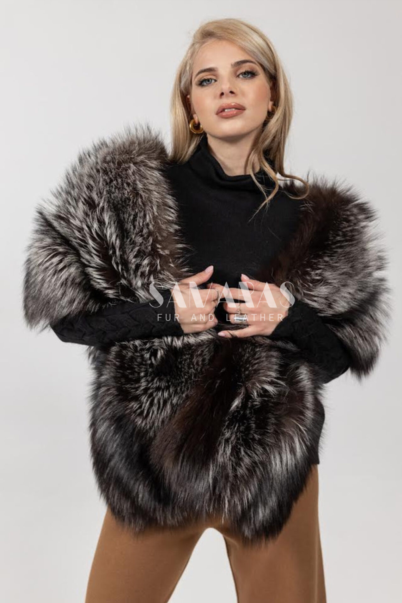 Silver Fox Fur Stole