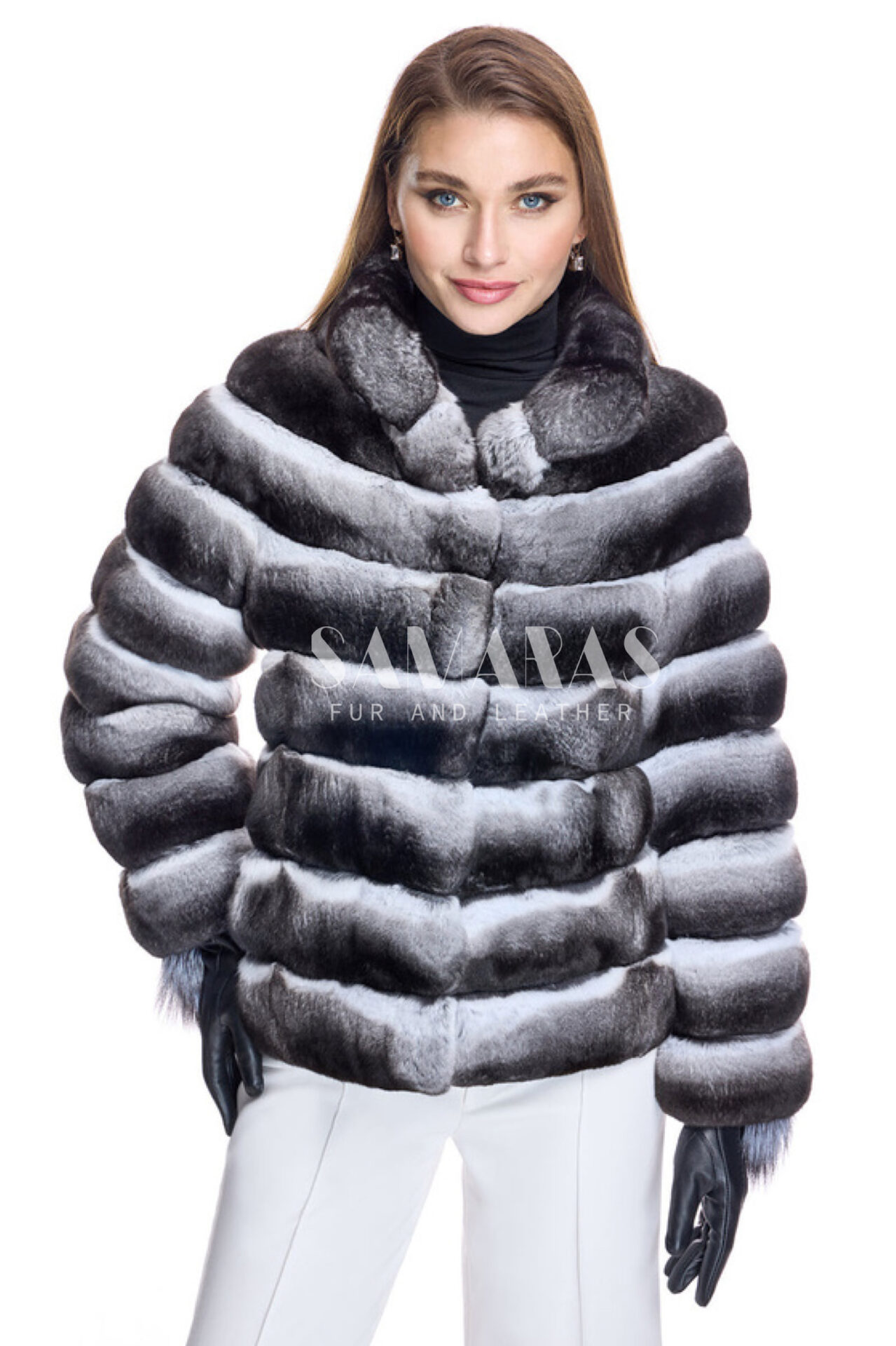 Chinchilla Fur Coats and Jackets - Samarasfurs.com
