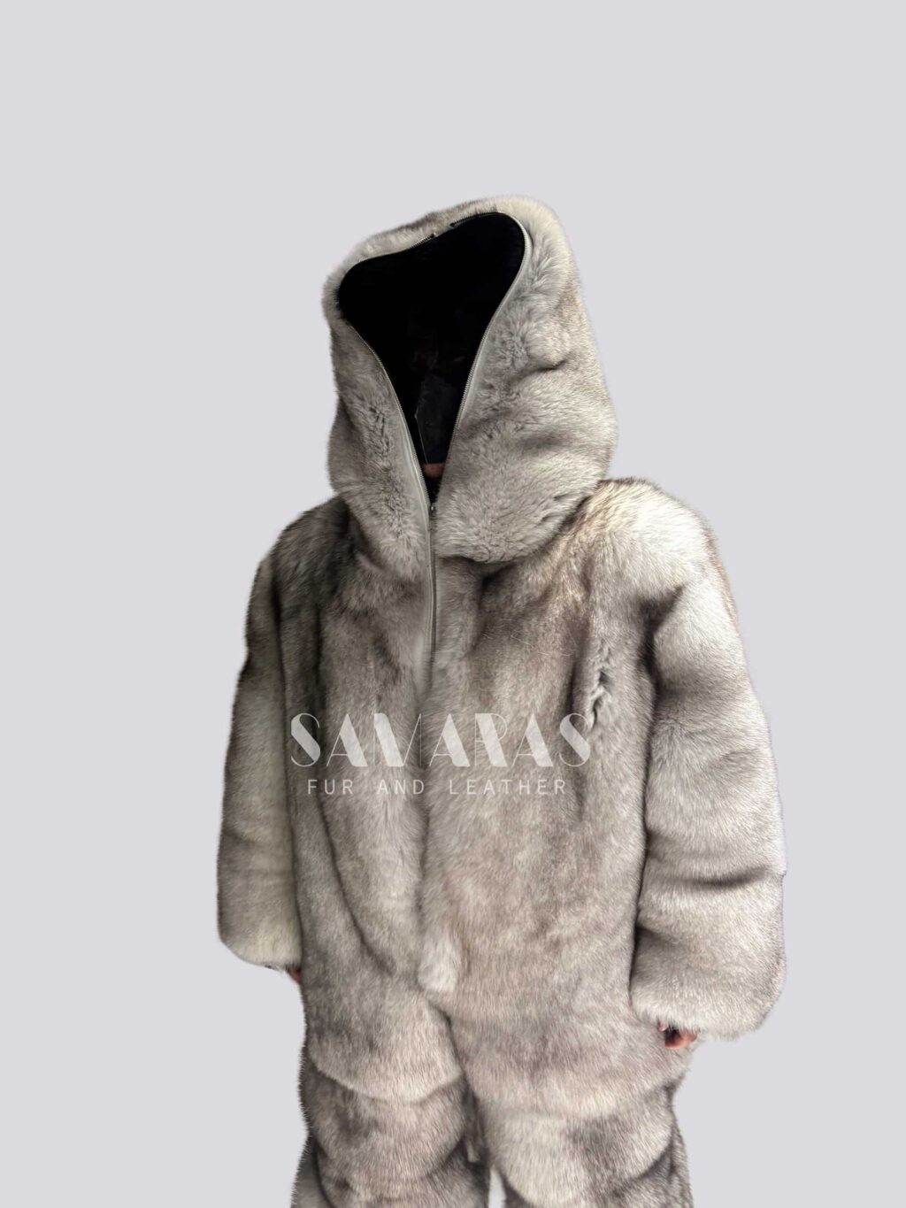 Blue Fox & Black Fur Costume Set – Samaras Furs